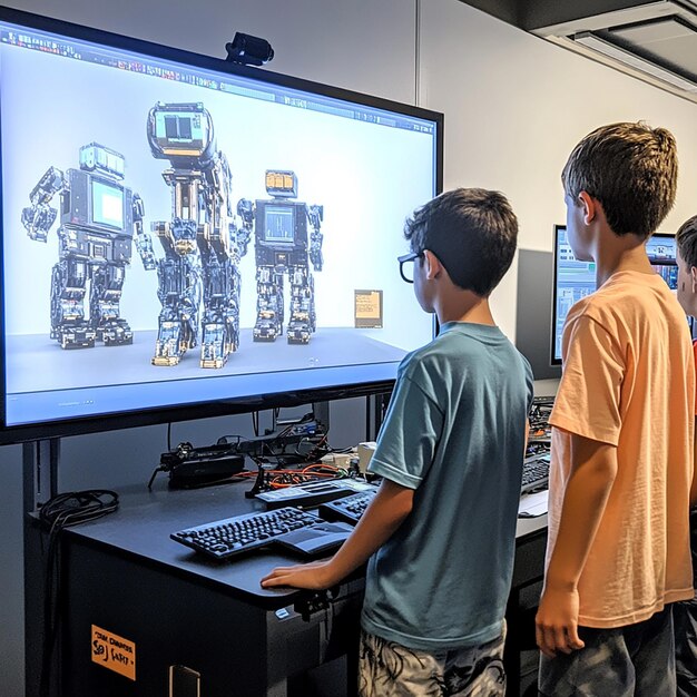 Photo quotcoding and robotics workshop for student engagementquot