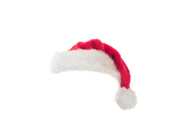 Photo red and white santa hat
