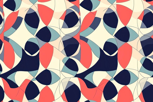 Photo seamless abstract geometric pattern