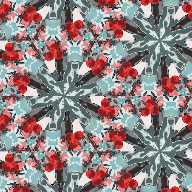 Photo seamless pattern tiles for graphic projects such as fabric design background backdrop etc