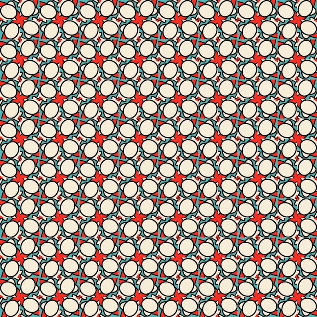 Photo a seamless pattern with a circle of stars.