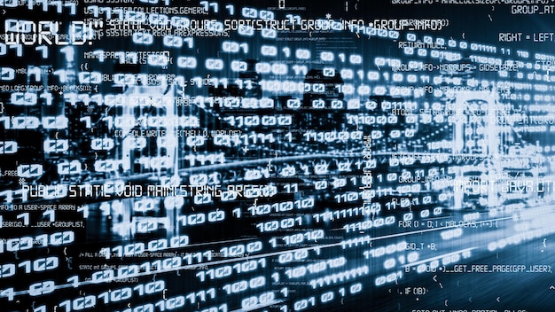 Photo software development application programming code and tacit computer coding