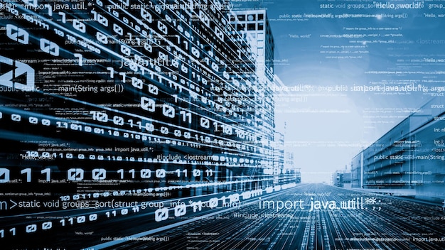 Photo software development application programming code and tacit computer coding