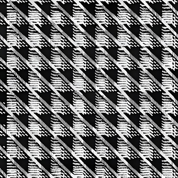 Photo stylish black and white herringbone pattern