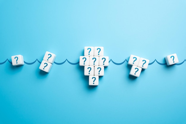 Photo unknown things in the form of icebergs unexplored things