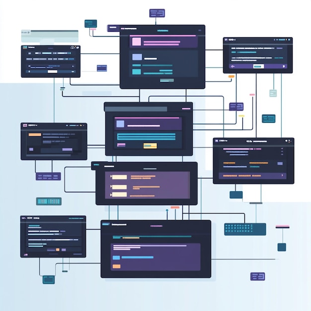 Photo version control system interface with git commands and commit history