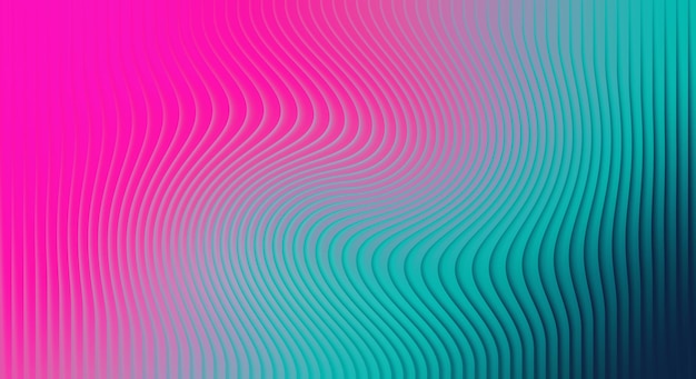 Photo vibrant gradient with wavy vertical lines and subtle texture