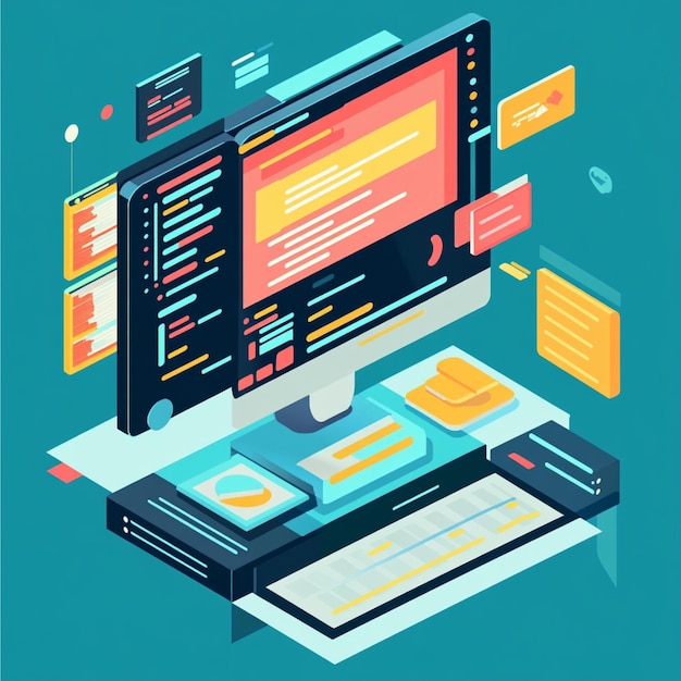 Photo a visual guide to popular web development frameworks such as react angular and vue