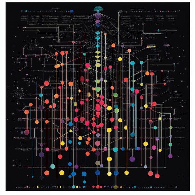 Photo a visual representation of common data structures like arrays linked lists stacks and queues