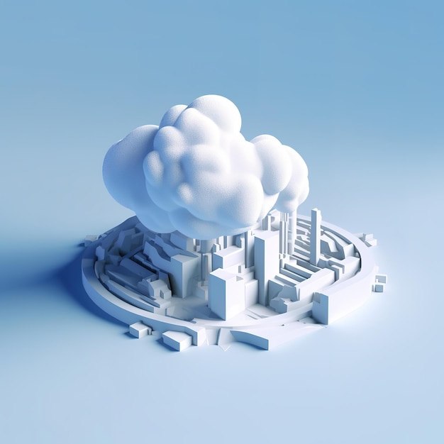 Photo white fluffy clouds