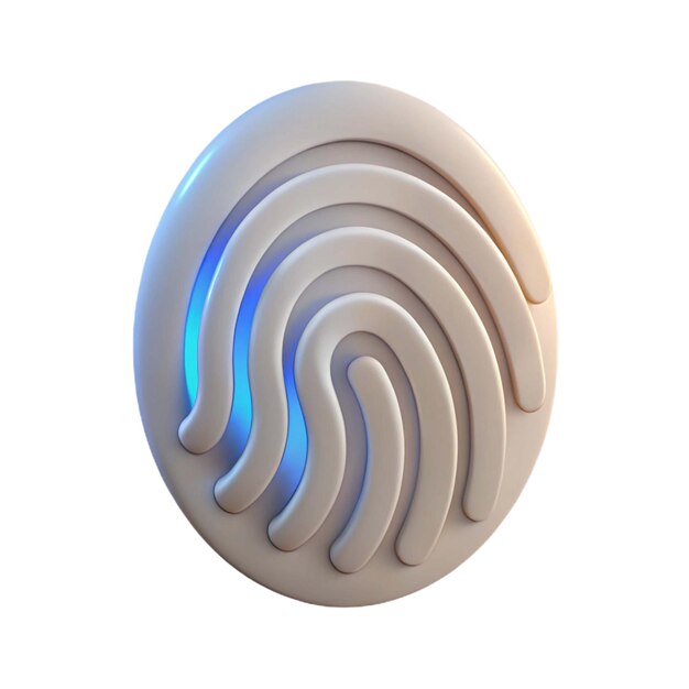 Photo a white object with a spiral design on it