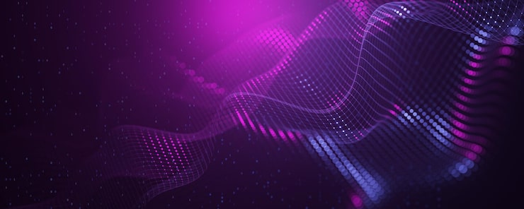 Wireless connection Satellite internet Blockchain technology Network structure background Artificial intelligence Machine learning Data background Big data Wide banner 3D rendering