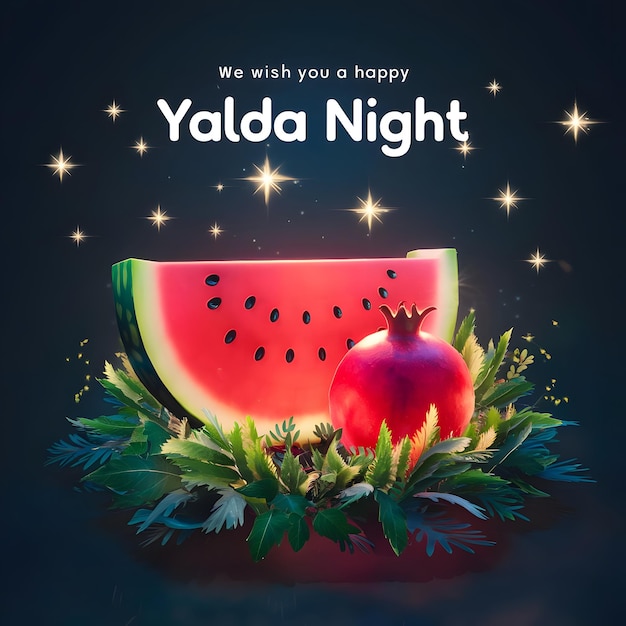 Photo yalda night celebration banner