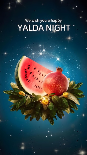 Photo yalda night celebration banner