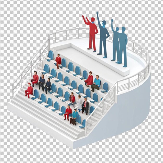 PSD 3d audience icon
