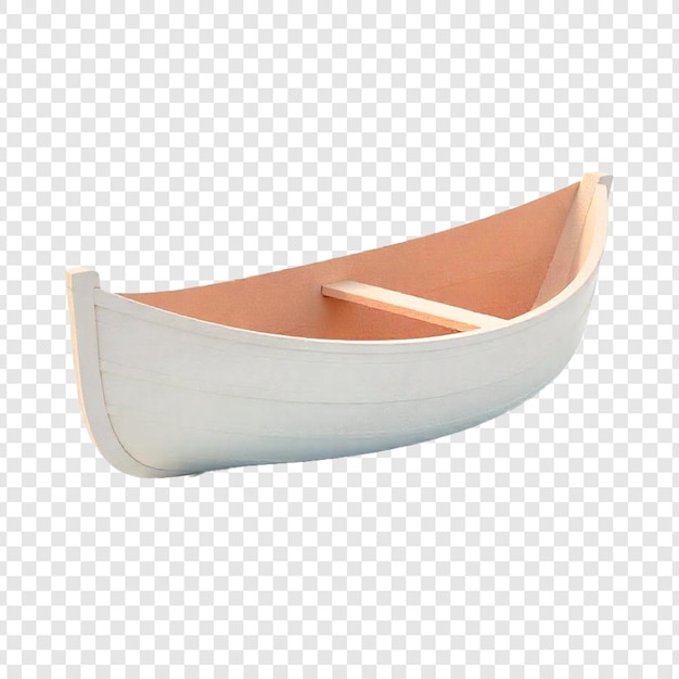 PSD 3d boat isolated on transparent background