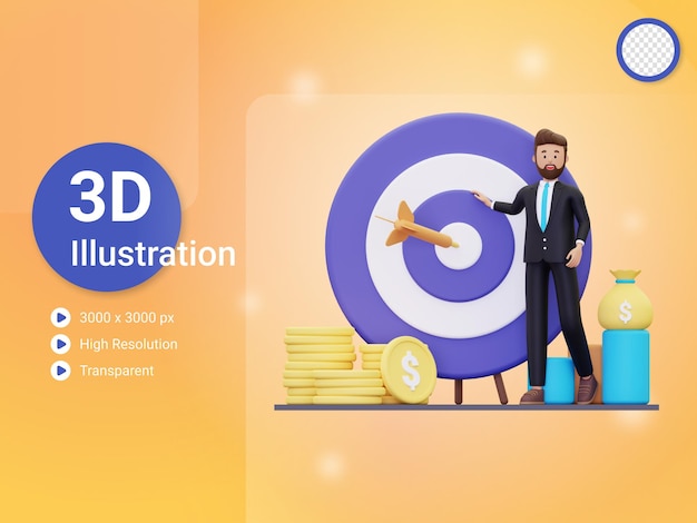 PSD 3d business target