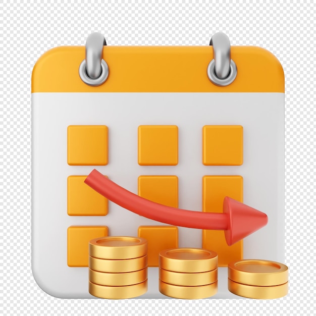 PSD 3d calendar decrease profit