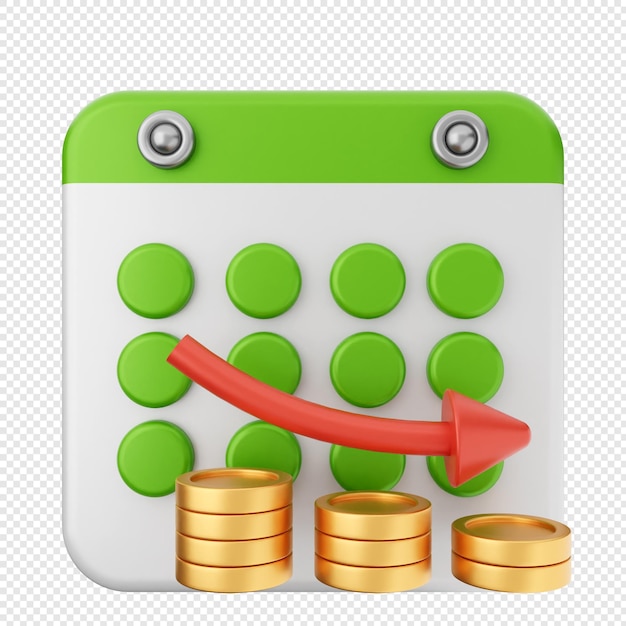 PSD 3d calendar decrease profit