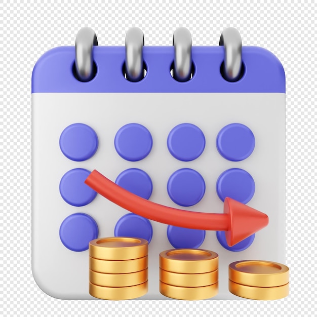 PSD 3d calendar decrease profit