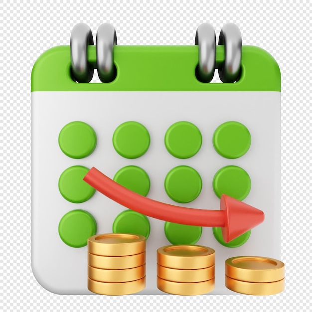 PSD 3d calendar decrease profit