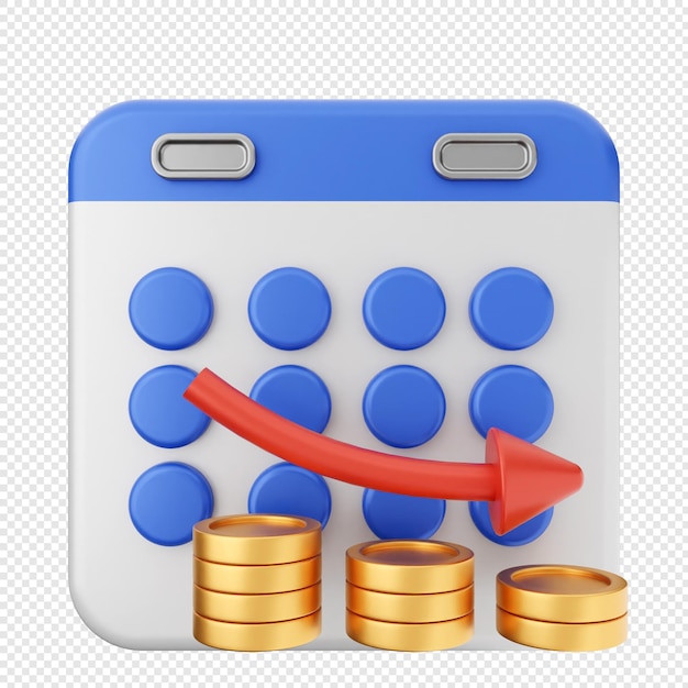 PSD 3d calendar decrease profit