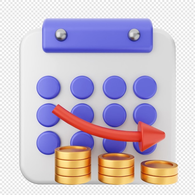 PSD 3d calendar decrease profit