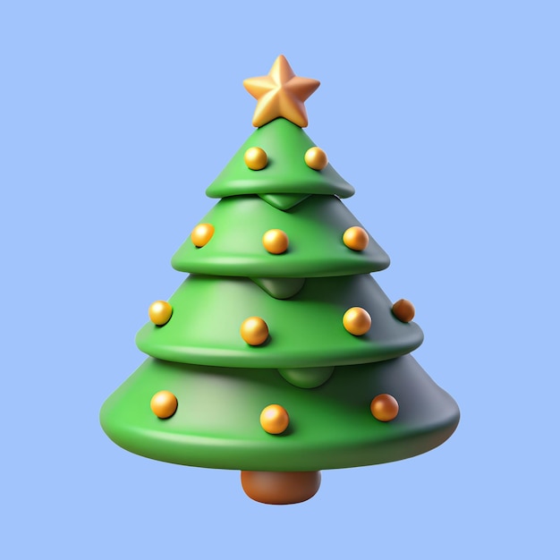 PSD 3d christmas tree