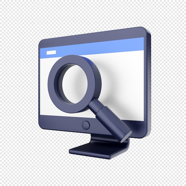 PSD 3d computer function searching information