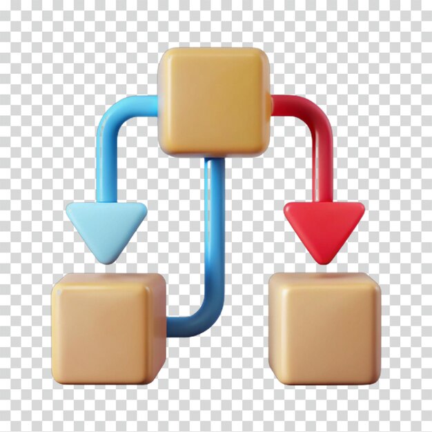 PSD 3d data flowchart visualizing process workflow and system