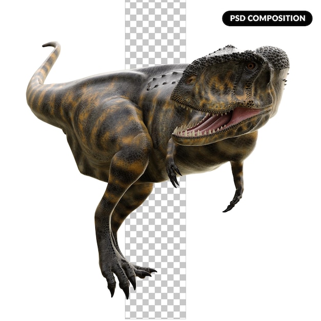 PSD 3d dinosaur