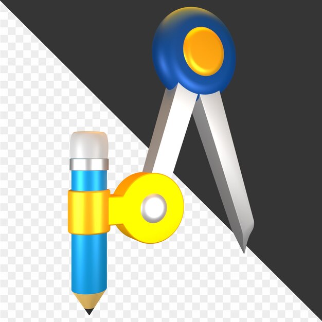 PSD 3d education illustrations