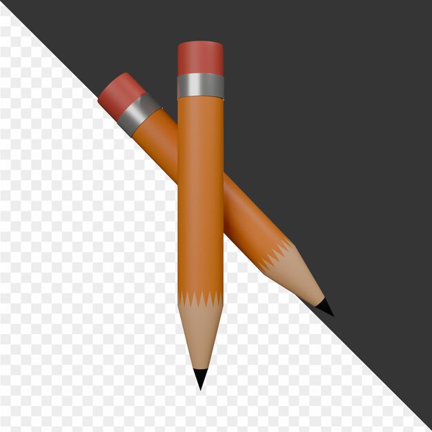 PSD 3d education illustrations