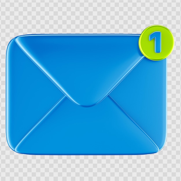 PSD 3d email icon
