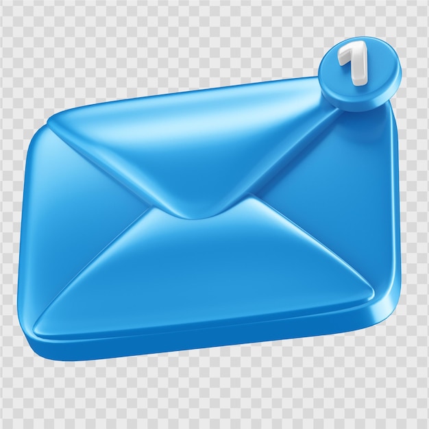 PSD 3d email icon
