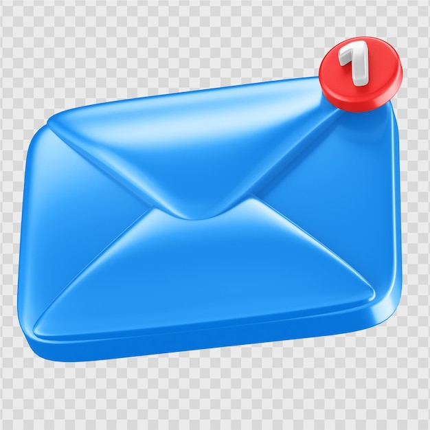 PSD 3d email icon