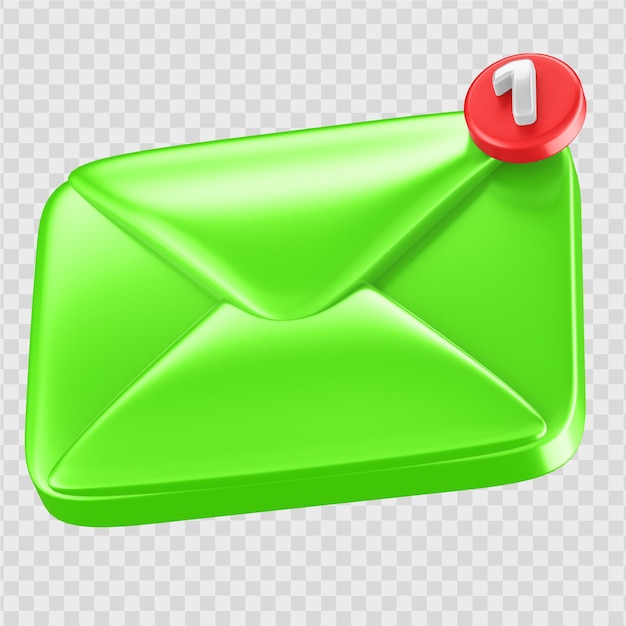 PSD 3d email icon