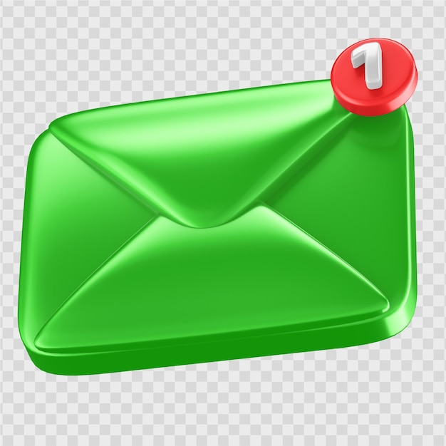 PSD 3d email icon