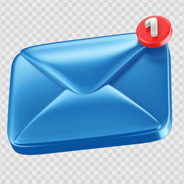 PSD 3d email icon