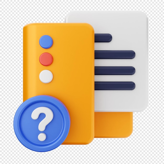 PSD 3d folder file document