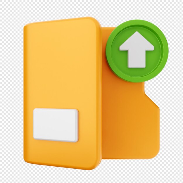 PSD 3d folder file document