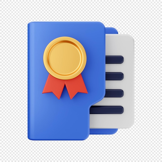 PSD 3d folder icon illustration