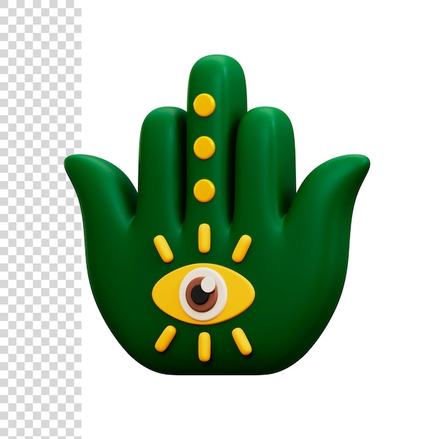 PSD 3d hamsa