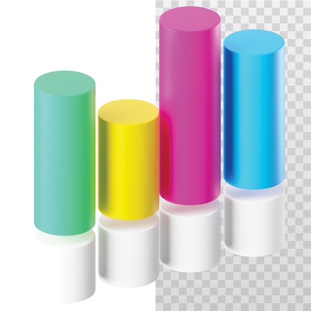 PSD 3d icon chart illustration