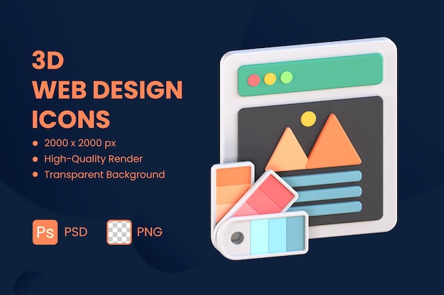 PSD 3d icon illustration sobbing