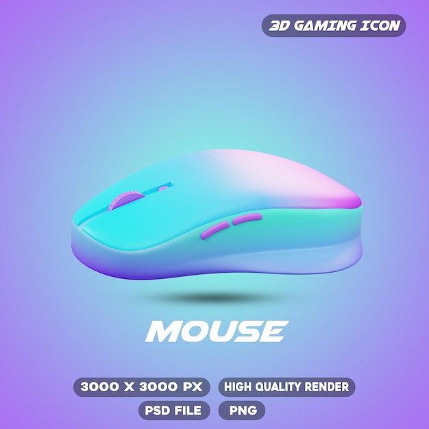 PSD 3d icon object gamiing