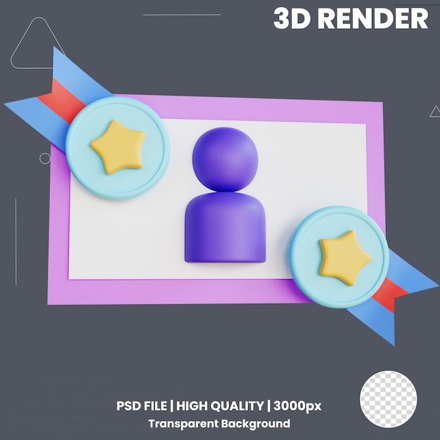 PSD 3d icon pack writing and learning tools