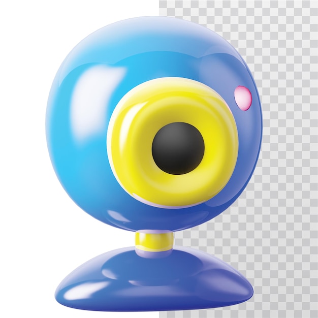 PSD 3d icon webcam illustration