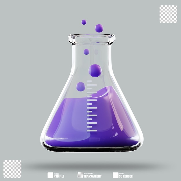 PSD 3d illustration biochemistry 2