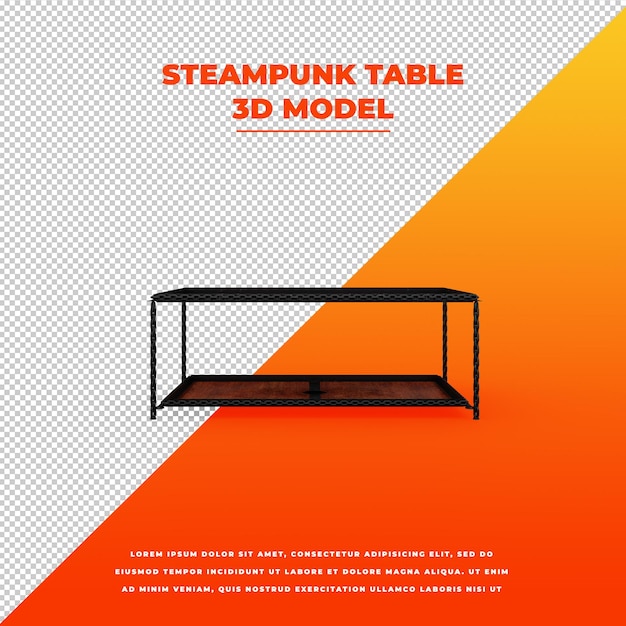 PSD 3d isolated model